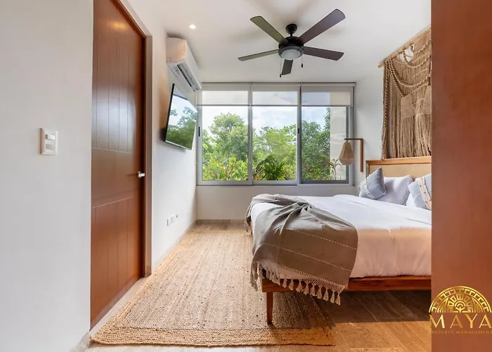 Nhoa 306a Lux 2br Jungle View Aldea Zama Holiday home Tulum